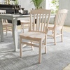 image:imageFlash Furniture Hercules School House Back Metal Restaurant Chair  Antique White Wood Seat  Black FrameAntique White