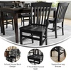 image:imageFlash Furniture Hercules School House Back Metal Restaurant Chair  Antique White Wood Seat  Black FrameBlack