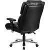 image:imageFlash Furniture Hercules Series 247 Intensive Use LeatherSoft Swivel Office Chair Ergonomic HighBack Executive Chair with Padded SeatArms BlackBlack Leathersoft