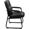 image:imageFlash Furniture Hercules Series Big amp Tall LeatherSoft Executive Side Reception Chair Padded Lobby Chair with 500lb Static Weight Capacity BlackChair