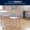 image:imageFlash Furniture Hercules Series Childrens Resin Event Chairs CommercialResidential All Occasion Chairs for Kids 330 lb Static Weight Capacity Set of 10 WhitePink