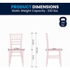image:imageFlash Furniture Hercules Series Childrens Resin Event Chairs CommercialResidential All Occasion Chairs for Kids 330 lb Static Weight Capacity Set of 10 WhitePink