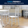 image:imageFlash Furniture Hercules Series Childrens Resin Event Chairs CommercialResidential All Occasion Chairs for Kids 330 lb Static Weight Capacity Set of 10 WhiteWhite