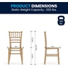 image:imageFlash Furniture Hercules Series Childrens Resin Event Chairs CommercialResidential All Occasion Chairs for Kids 330 lb Static Weight Capacity Set of 10 WhiteGold
