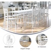 image:imageFlash Furniture Hercules Series Childrens Resin Event Chairs CommercialResidential All Occasion Chairs for Kids 330 lb Static Weight Capacity Set of 10 WhiteWhite
