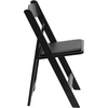 image:imageFlash Furniture Hercules Series Folding Chair  White Resin  Set of 4 800LB Weight Capacity Comfortable Event Chair  Light Weight Folding ChairBlack