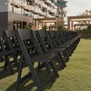 image:imageFlash Furniture Hercules Series Folding Chair  White Resin  Set of 4 800LB Weight Capacity Comfortable Event Chair  Light Weight Folding ChairBlack