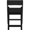 image:imageFlash Furniture Hercules Series Folding Chair  White Resin  Set of 4 800LB Weight Capacity Comfortable Event Chair  Light Weight Folding ChairBlack