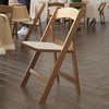 image:imageFlash Furniture Hercules Series Folding Chair  White Resin  Set of 4 800LB Weight Capacity Comfortable Event Chair  Light Weight Folding ChairChestnut