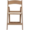 image:imageFlash Furniture Hercules Series Folding Chair  White Resin  Set of 4 800LB Weight Capacity Comfortable Event Chair  Light Weight Folding ChairChestnut