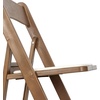 image:imageFlash Furniture Hercules Series Folding Chair  White Resin  Set of 4 800LB Weight Capacity Comfortable Event Chair  Light Weight Folding ChairChestnut