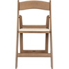 image:imageFlash Furniture Hercules Series Folding Chair  White Resin  Set of 4 800LB Weight Capacity Comfortable Event Chair  Light Weight Folding ChairChestnut