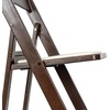 image:imageFlash Furniture Hercules Series Folding Chair  White Resin  Set of 4 800LB Weight Capacity Comfortable Event Chair  Light Weight Folding ChairDark Brown