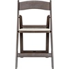 image:imageFlash Furniture Hercules Series Folding Chair  White Resin  Set of 4 800LB Weight Capacity Comfortable Event Chair  Light Weight Folding ChairDark Brown