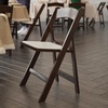 image:imageFlash Furniture Hercules Series Folding Chair  White Resin  Set of 4 800LB Weight Capacity Comfortable Event Chair  Light Weight Folding ChairDark Brown