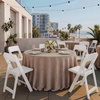 image:imageFlash Furniture Hercules Series Folding Chair  White Resin  Set of 4 800LB Weight Capacity Comfortable Event Chair  Light Weight Folding ChairWhite