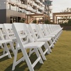 image:imageFlash Furniture Hercules Series Folding Chair  White Resin  Set of 4 800LB Weight Capacity Comfortable Event Chair  Light Weight Folding ChairWhite