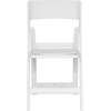 image:imageFlash Furniture Hercules Series Folding Chair  White Resin  Set of 4 800LB Weight Capacity Comfortable Event Chair  Light Weight Folding ChairWhite