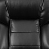 image:imageFlash Furniture Hercules Series LeatherSoft Swivel Office Chair with Loop Arms Ergonomic HighBack Executive Chair with Padded Seat and Arms BlackBlack Leathersoft