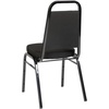 image:imageFlash Furniture Hercules Series Trapezoidal Back Stacking Banquet Chair with 25 Thick Seat in Black Fabric  Black FrameBlack FabricBlack Frame