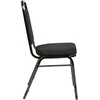 image:imageFlash Furniture Hercules Series Trapezoidal Back Stacking Banquet Chair with 25 Thick Seat in Black Fabric  Black FrameBlack FabricBlack Frame