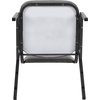 image:imageFlash Furniture Hercules Series Trapezoidal Back Stacking Banquet Chair with 25 Thick Seat in Black Fabric  Black FrameGray FabricSilver Vein Frame