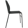image:imageFlash Furniture Hercules Stacking Chair with Vented Backrest and Black Powder Coated Steel Legs with Integrated Support Bar Commercial Portable Chair  BlackBlack PlasticBlack Frame