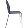 image:imageFlash Furniture Hercules Stacking Chair with Vented Backrest and Black Powder Coated Steel Legs with Integrated Support Bar Commercial Portable Chair  BlackNavy PlasticGray Frame