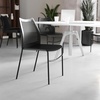 image:imageFlash Furniture Hercules Stacking Chair with Vented Backrest and Black Powder Coated Steel Legs with Integrated Support Bar Commercial Portable Chair  BlackBlack PlasticBlack Frame