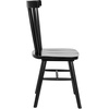 image:imageFlash Furniture Ingrid Commercial Windsor Solid Wood Dining Room Chairs Modern Armless Dining Chairs for Kitchens and Restaurants Set of 2 BlackBlack