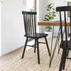 image:imageFlash Furniture Ingrid Commercial Windsor Solid Wood Dining Room Chairs Modern Armless Dining Chairs for Kitchens and Restaurants Set of 2 BlackBlack