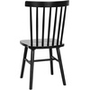 image:imageFlash Furniture Ingrid Commercial Windsor Solid Wood Dining Room Chairs Modern Armless Dining Chairs for Kitchens and Restaurants Set of 2 BlackBlack