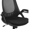 image:imageFlash Furniture Ivan High Back Black Mesh Executive Swivel Office Chair with FlipUp Arms
