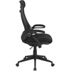 image:imageFlash Furniture Ivan High Back Black Mesh Executive Swivel Office Chair with FlipUp Arms