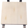 image:imageFlash Furniture Jackson Commercial Industrial Wood Dining Chair Solid Beechwood Frame Support Bar Set of 2 BlackAntique White