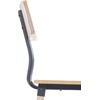 image:imageFlash Furniture Jackson Commercial Industrial Wood Dining Chair Solid Beechwood Frame Support Bar Set of 2 BlackAntique White