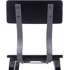 image:imageFlash Furniture Jackson Commercial Industrial Wood Dining Chair Solid Beechwood Frame Support Bar Set of 2 BlackBlack