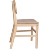 image:imageFlash Furniture Jacob Cane Rattan Dining Chairs Solid Wood Frame amp Seat Oval Breathable Backrest Commercial Grade Pack of 2 NaturalBlackNatural