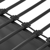 image:imageFlash Furniture Jake Loft Bed Frame with Desk  Twin Size  Black Metal Frame  250 lbs Static Weight Capacity  Protective Guard Rails  Assembles in 1 Hour or LessBlack
