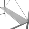 image:imageFlash Furniture Jake Loft Bed Frame with Desk  Twin Size  Black Metal Frame  250 lbs Static Weight Capacity  Protective Guard Rails  Assembles in 1 Hour or LessGrey