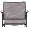 image:imageFlash Furniture Jana Comfort Black Mesh Stackable Steel Side Chair with Nylon Arms and BuiltIn Lumbar SupportGrey