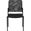 image:imageFlash Furniture Jana Comfort Black Mesh Stackable Steel Side ChairContemporary