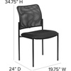 image:imageFlash Furniture Jana Comfort Black Mesh Stackable Steel Side ChairContemporary