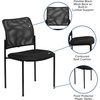 image:imageFlash Furniture Jana Comfort Black Mesh Stackable Steel Side ChairContemporary