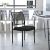image:imageFlash Furniture Jana Comfort Black Mesh Stackable Steel Side ChairContemporary