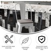 image:imageFlash Furniture Kai Commercial 30 High IndoorOutdoor Bar Height Stool  Black Galvanized Steel Frame  Black Square AllWeather Poly Resin Seat  Removable BackWhiteGray