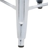 image:imageFlash Furniture Kai Commercial Grade 24 High Backless Black Metal IndoorOutdoor Counter Height Stool with Square SeatWhite