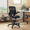 image:imageFlash Furniture Kale MidBack Swivel Office Chair with Adjustable Foot Ring Lumbar Support and Seat Height Ergonomic Mesh Executive Chair Black