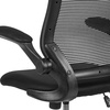 image:imageFlash Furniture Kale MidBack Swivel Office Chair with Adjustable Foot Ring Lumbar Support and Seat Height Ergonomic Mesh Executive Chair Black