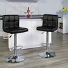image:imageFlash Furniture Kathleen Contemporary Black Quilted Vinyl Adjustable Height Barstool with Chrome BaseBlack
